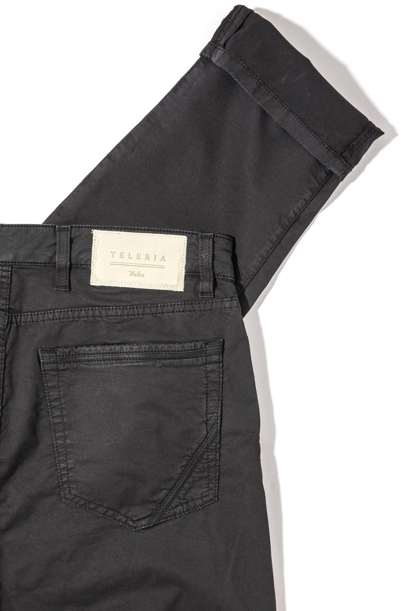 Teleria Zed Fowler Ultralight Performance Pant In Nero Mens - Pants - 5 Pocket