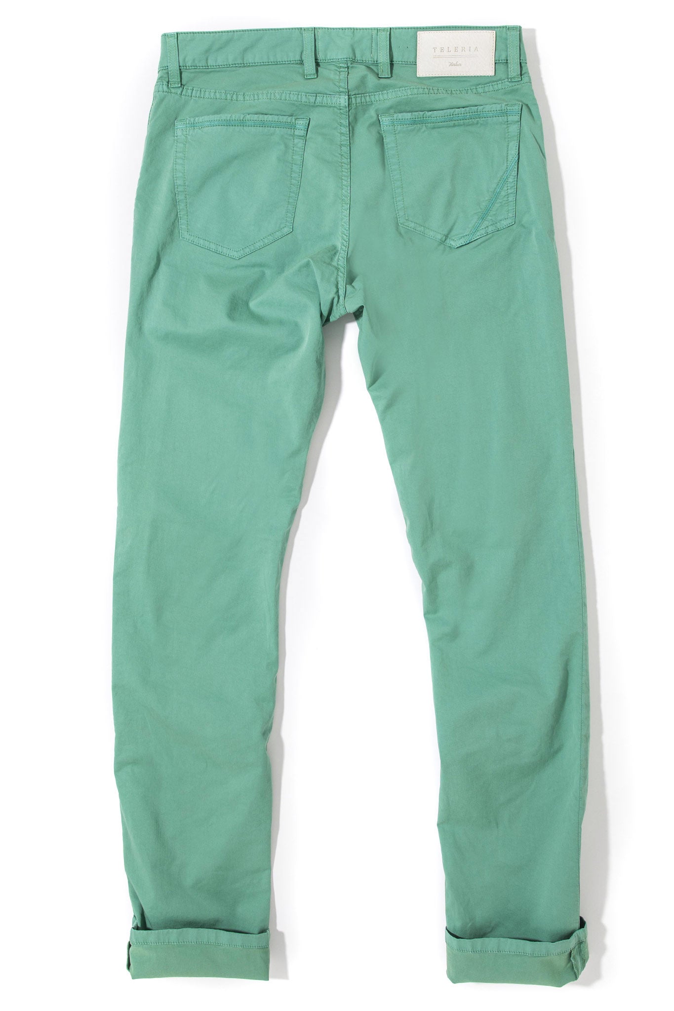 Teleria Zed Fowler Ultralight Performance Pant In Verde Giada Mens - Pants - 5 Pocket
