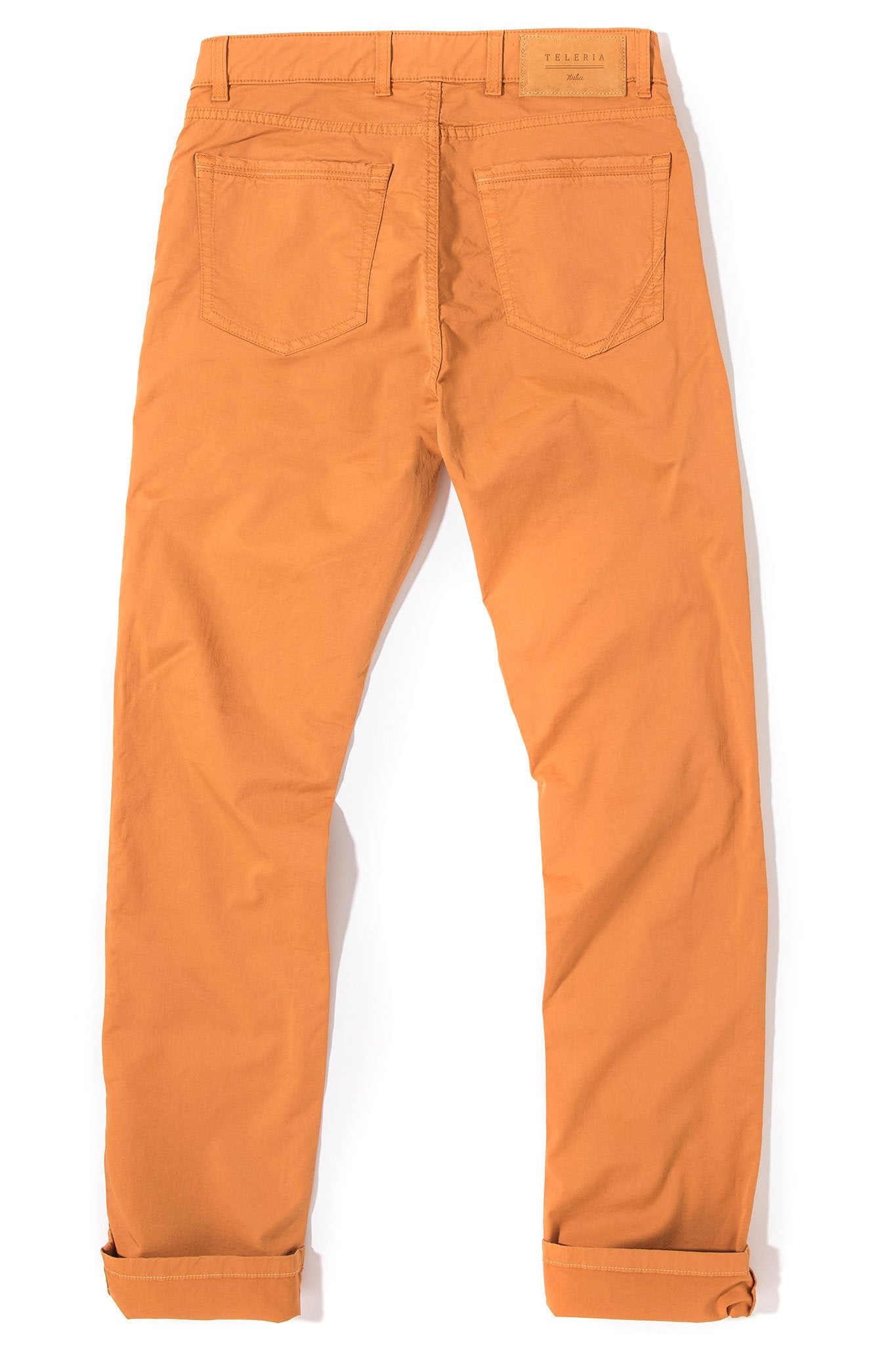 Teleria Zed Fowler Ultralight Stretch 5 Pocket In Orange Mens - Pants - 5 Pocket