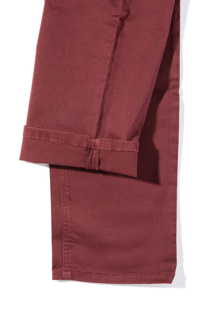 Teleria Zed Gunnison 5 Pocket In Bordeaux Mens - Pants - 5 Pocket