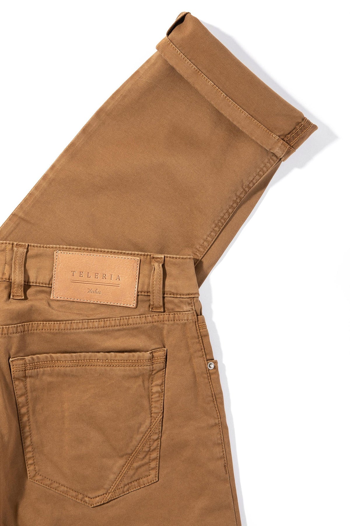 Teleria Zed | Gunnison 5 Pocket In Cammello | Mens - Pants - 5 Pocket 