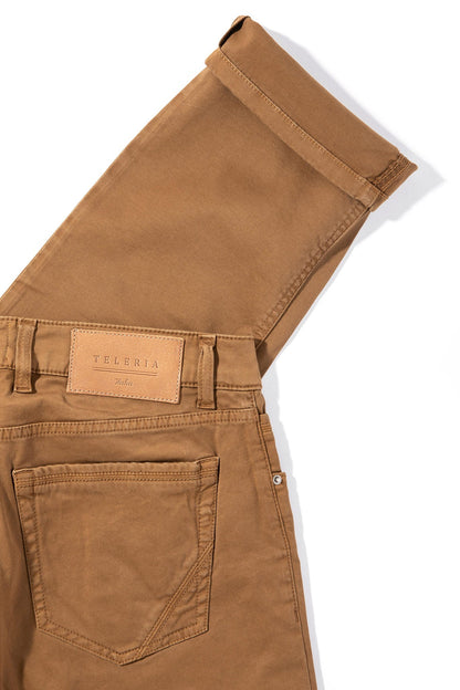 Teleria Zed | Gunnison 5 Pocket In Cammello | Mens - Pants - 5 Pocket 