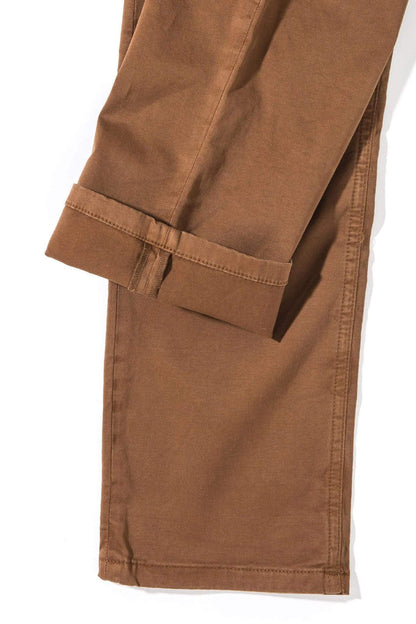 Teleria Zed Gunnison 5 Pocket Twill In Ruggine Mens - Pants - 5 Pocket