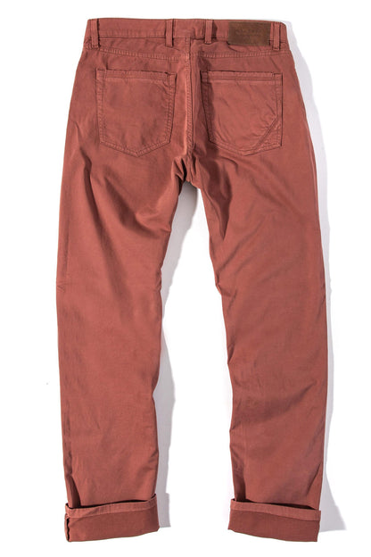 Teleria Zed Gunnison Soft Touch In Arancio Mens - Pants - 5 Pocket