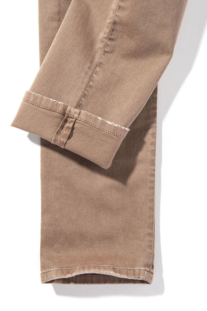 Teleria Zed Jackson 5-Pocket Cotton Twill In Tortora Mens - Pants - 5 Pocket