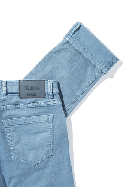 Teleria Zed Ouray 5 Pocket Denim in Blue Peony Mens - Pants - 5 Pocket
