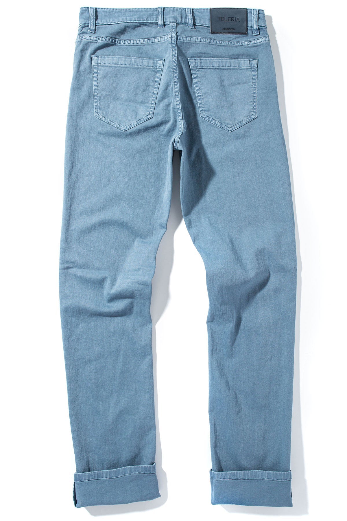 Teleria Zed Ouray 5 Pocket Denim in Blue Peony Mens - Pants - 5 Pocket