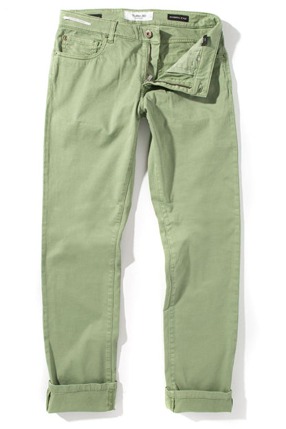 Teleria Zed Summit 5-Pocket Cotton Twill In Menta Mens - Pants - 5 Pocket