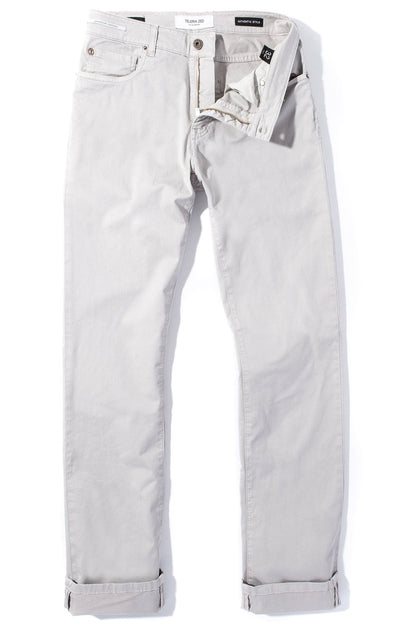 Teleria Zed Summit 5-Pocket Cotton Twill In Sasso Mens - Pants - 5 Pocket