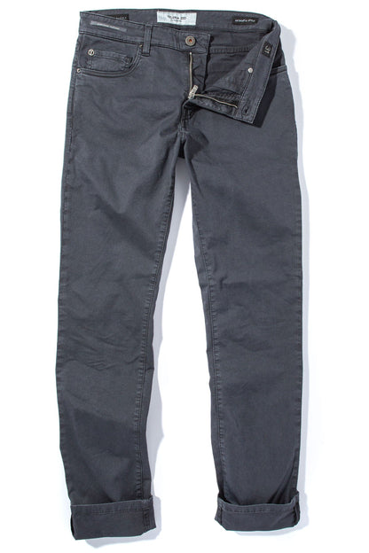 Teleria Zed Summit 5-Pocket Cotton Twill In Washed Antracite Mens - Pants - 5 Pocket