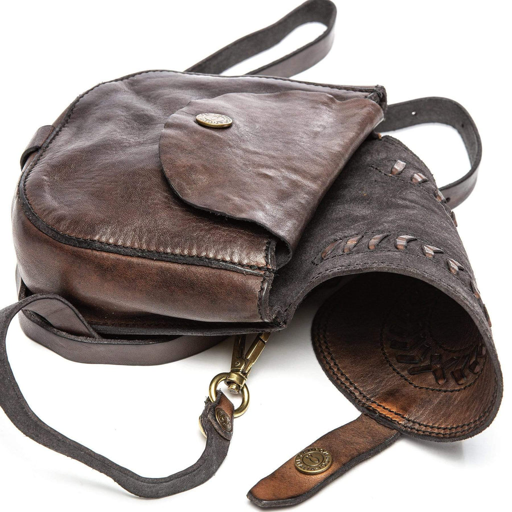 Adirondack Small Flap Bag In Grigio - AXEL'S