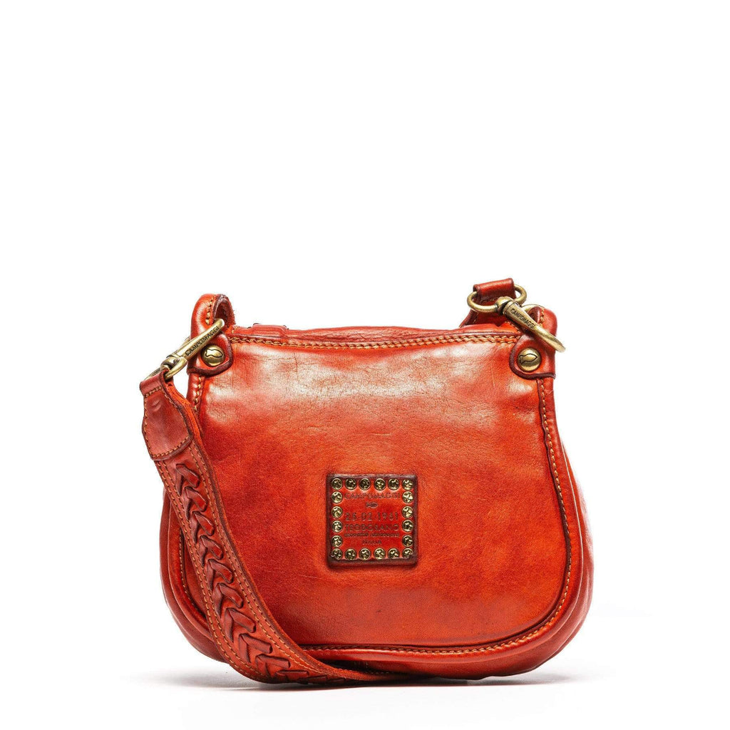 Gore Small Flap Handbag In Orange - AXEL'S