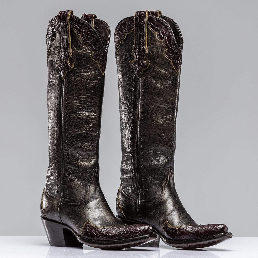 Tall Pearlized Majestic Goblin Boots - AXEL'S